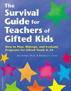 The Survival Guide for Teacher of Gifted Kids